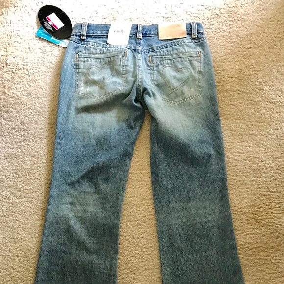 LUELLA BARTLEY Rare NWT Appliqué JEANS Size 5 - Picture 7 of 8